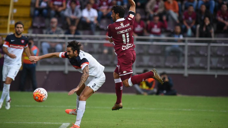 Fabrizio Ronchetti anota ante San Lorenzo.